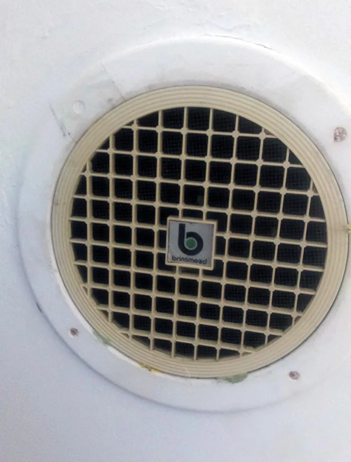 The Fan In My Toilet (Probably From The 70s) Has The Same Logo As Beats By Dre