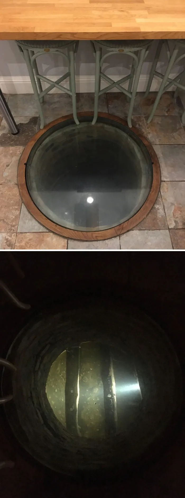 Esta casa conserva su pozo original