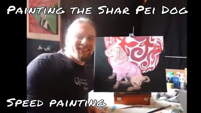 Painting The Shar Pei