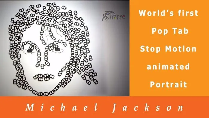 Stop Motion Animation Of Michael Jackson Using Pop Tabs