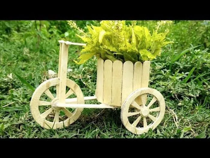 Tri Cycle Making From Popsicle Stick