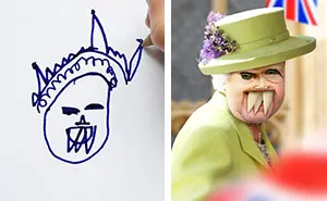 Dad Shows What Would Happen If Children's Drawings Became Reality, And The Results Are Both Terrifying And Funny