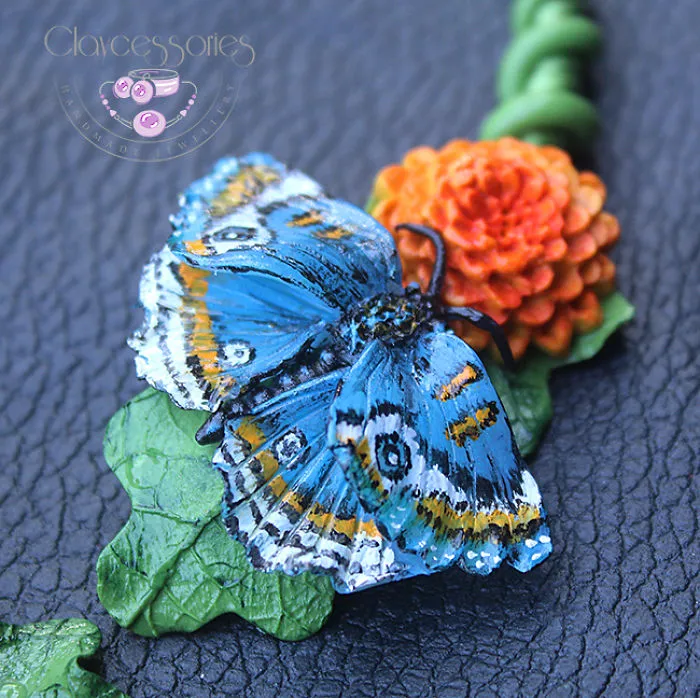 I Use Polymer Clay To Create Unique Butterfly Jewellery