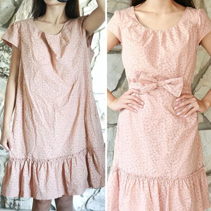 Te sorprenderá la forma en que esta madre transforma ropa vieja o fea para ahorrar dinero