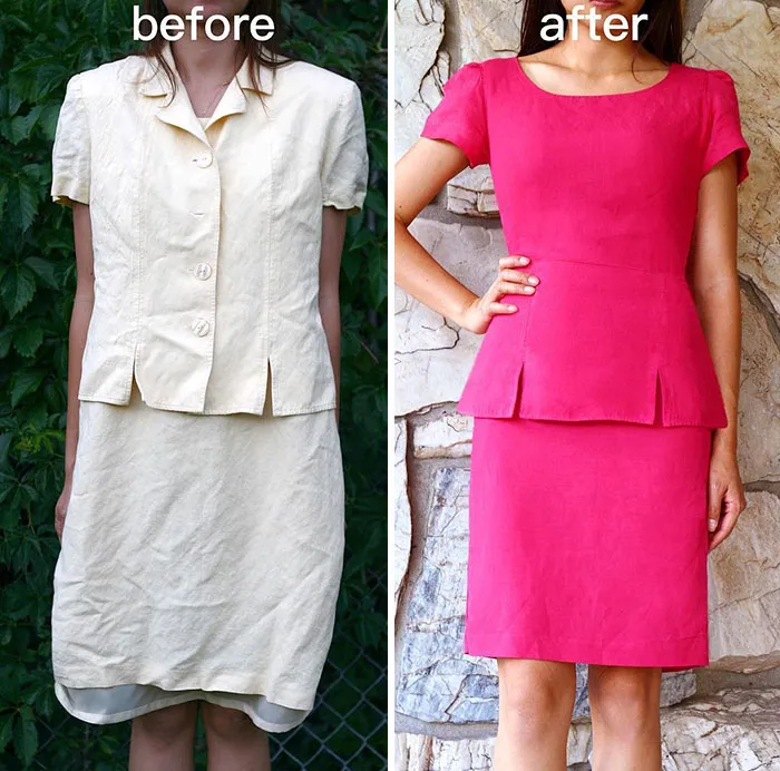Te sorprenderá la forma en que esta madre transforma ropa vieja o fea para ahorrar dinero