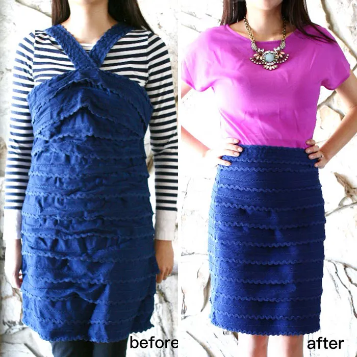 Te sorprenderá la forma en que esta madre transforma ropa vieja o fea para ahorrar dinero