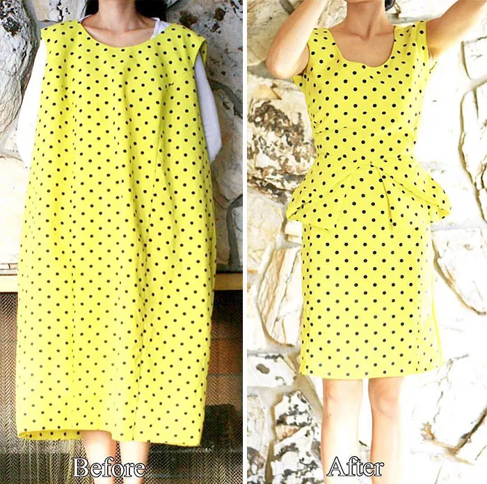 Te sorprenderá la forma en que esta madre transforma ropa vieja o fea para ahorrar dinero