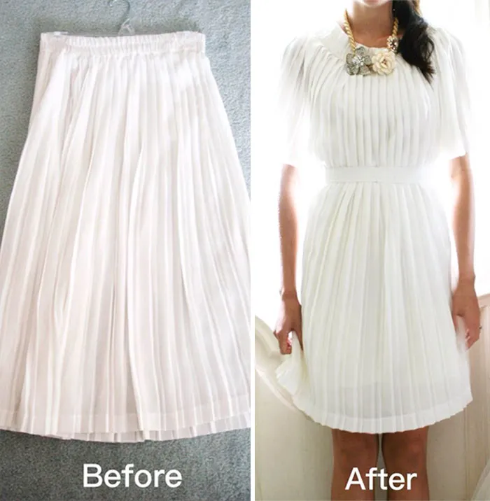 Te sorprenderá la forma en que esta madre transforma ropa vieja o fea para ahorrar dinero