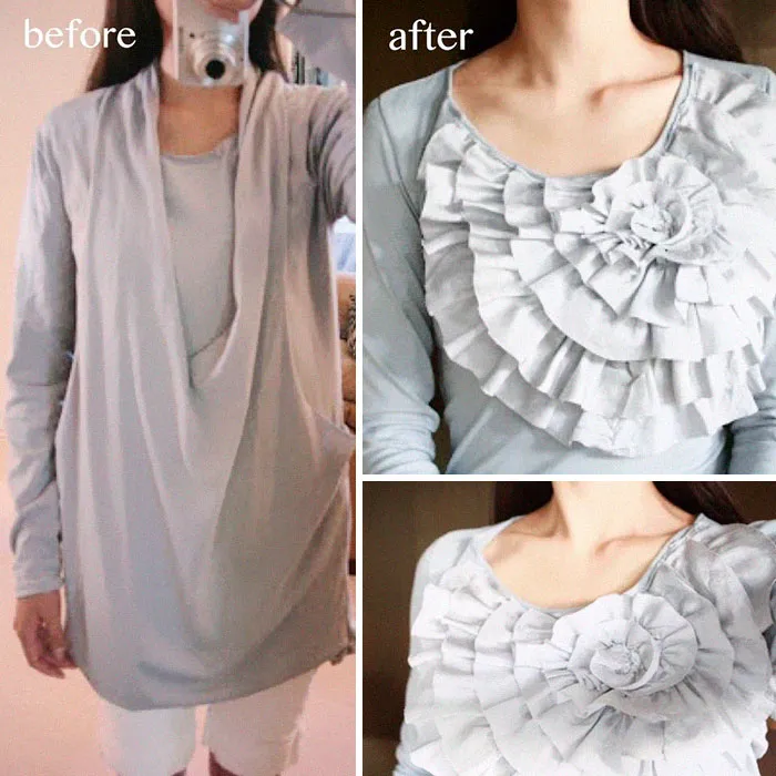 Te sorprenderá la forma en que esta madre transforma ropa vieja o fea para ahorrar dinero