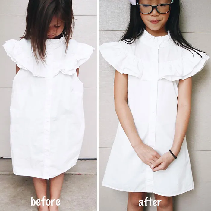 Te sorprenderá la forma en que esta madre transforma ropa vieja o fea para ahorrar dinero