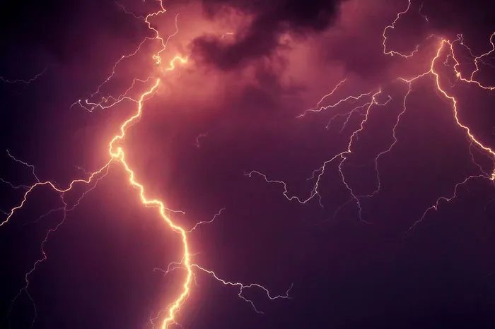 Image of thunder with lights