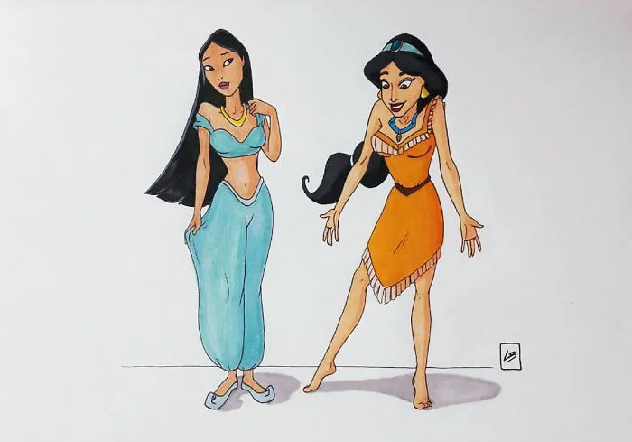 I Switched The Princesses's Dresses