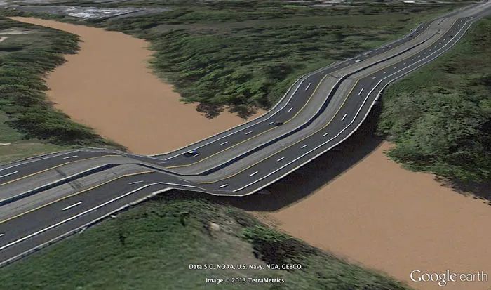Artist Finds Anomalies On Google Earth And They Look Like Dali Is Using Google