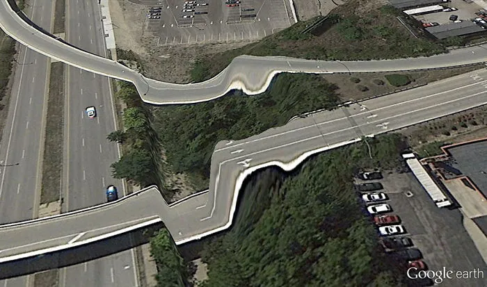 Artist Finds Anomalies On Google Earth And They Look Like Dali Is Using Google