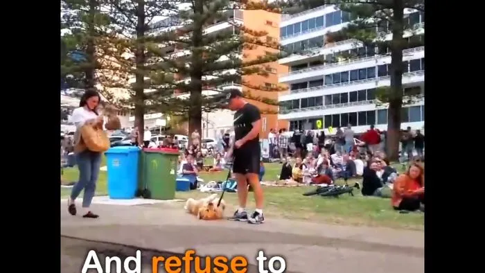 Funny Dog Refuses To Leave The Dog Park