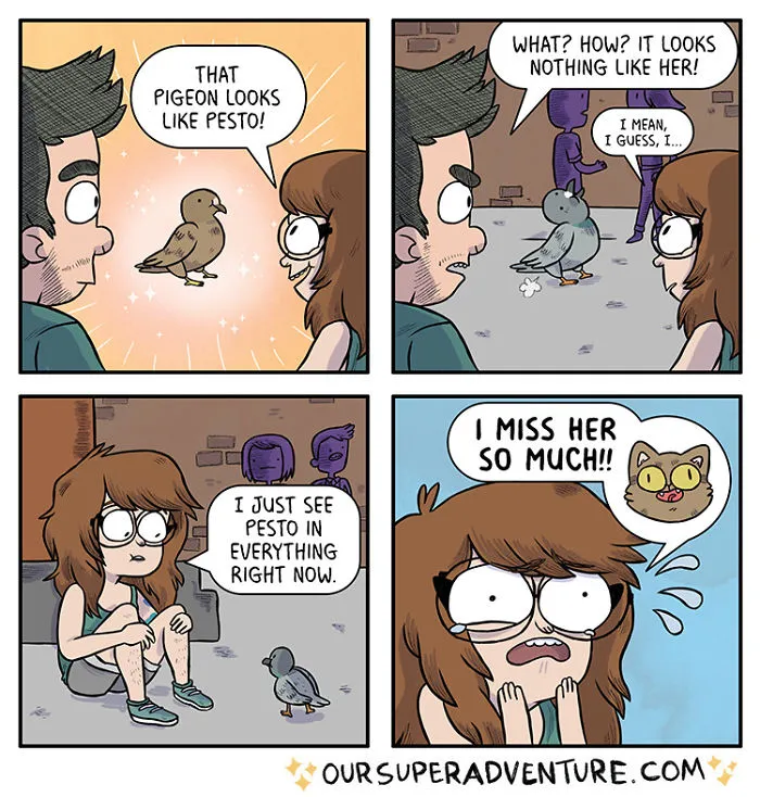 Artist Hilariously Illustrates Everyday Life With Her Fiancé And Their Four Cats, And We Can't Get Enough