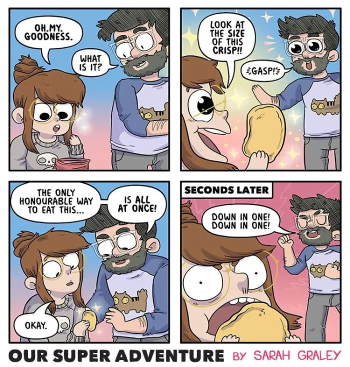 Artist Hilariously Illustrates Everyday Life With Her Fiancé And Their Four Cats, And We Can't Get Enough