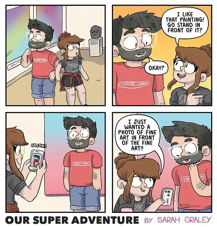 Artist Hilariously Illustrates Everyday Life With Her Fiancé And Their Four Cats, And We Can't Get Enough