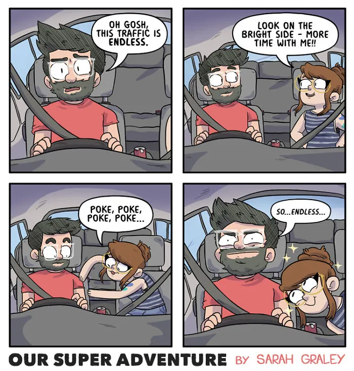 Artist Hilariously Illustrates Everyday Life With Her Fiancé And Their Four Cats, And We Can't Get Enough