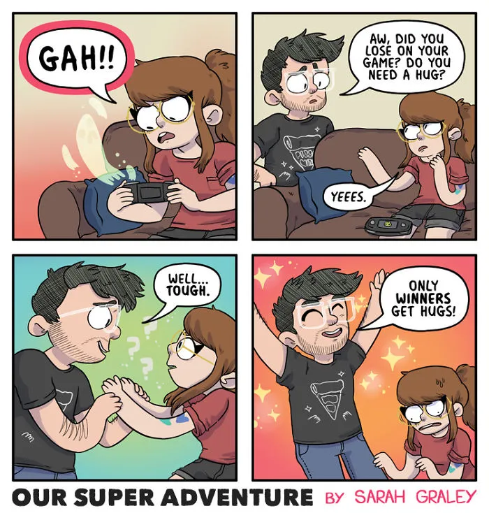 Artist Hilariously Illustrates Everyday Life With Her Fiancé And Their Four Cats, And We Can't Get Enough