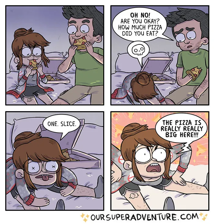 Artist Hilariously Illustrates Everyday Life With Her Fiancé And Their Four Cats, And We Can't Get Enough