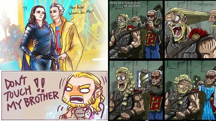 Funny Thorki Comics To Make You Laugh | Thor And Loki Special