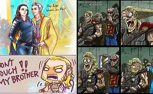 Funny Thorki Comics To Make You Laugh | Thor And Loki Special