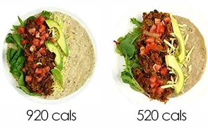 Dietician Shows How The Same Meal Can Have 400+ Calorie Difference And We All Need To Make These Changes