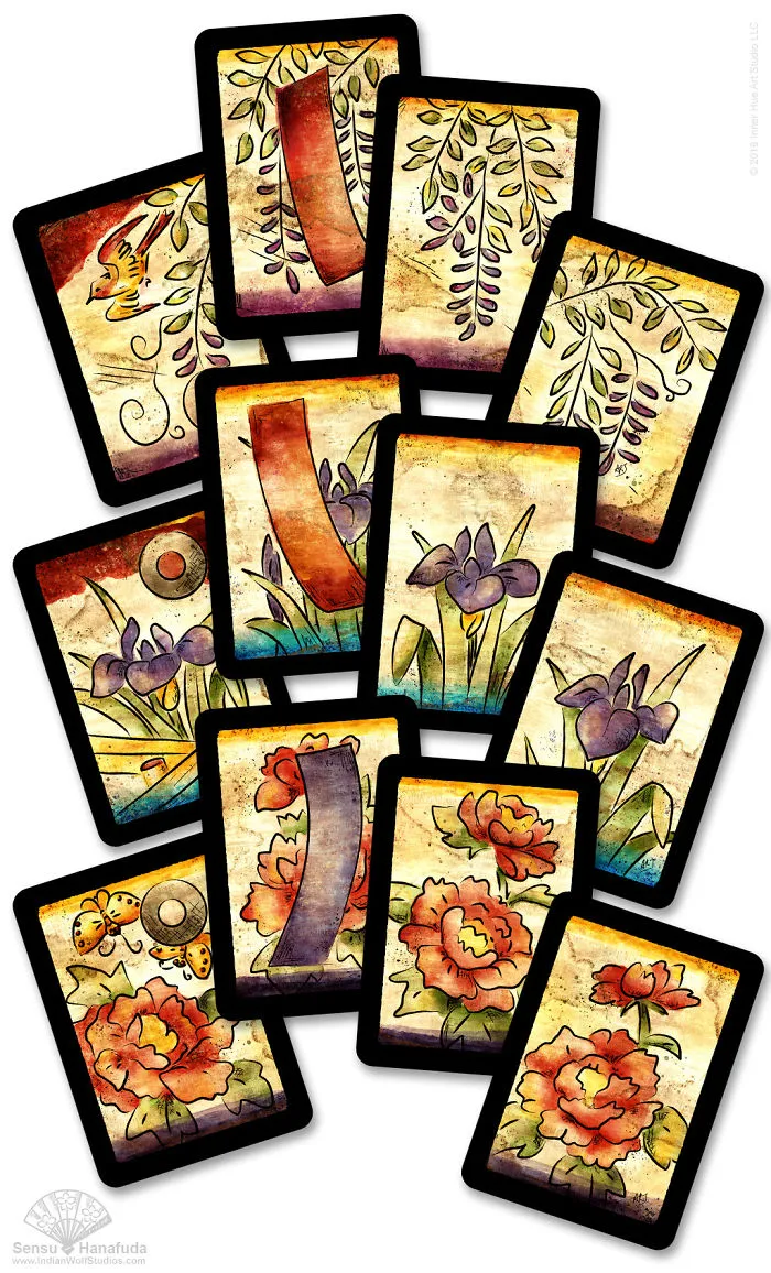 We Created Sensu, A Unique Set Of Hanafuda And Fusion Poker Playing Cards.
