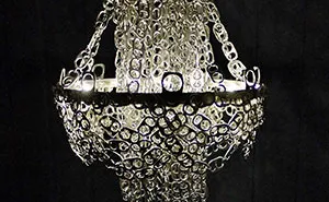 I Made A Chandelier From Hundreds Of Soda Can Tabs