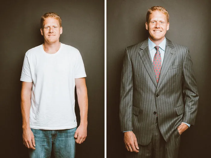 35 Men Before & After Being Sharp-Dressed Show How Clothing Changes Everything