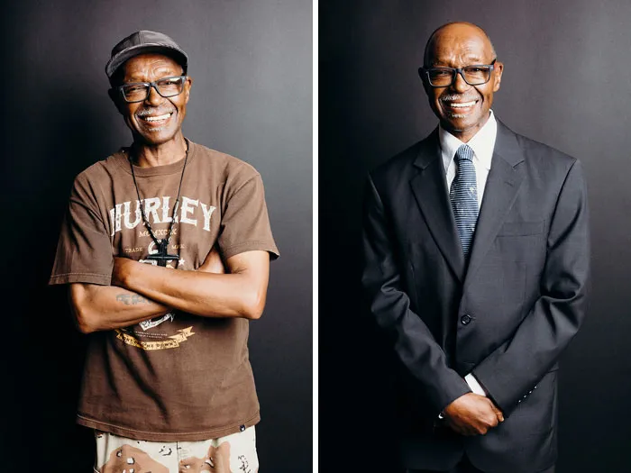 15+ Hombres antes y después de ser vestidos elegantemente para entrevistas de trabajo