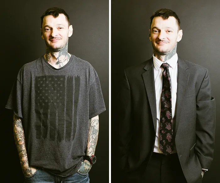 35 Men Before & After Being Sharp-Dressed Show How Clothing Changes Everything