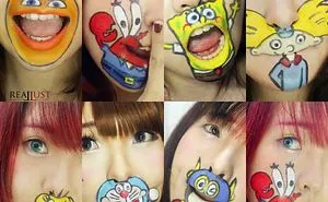 I've Painted My Mouth Into Various Childhood Character! And The Result Will Remind You About Your Beautiful Childhood Memories