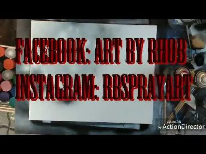 Super Cool "The Punisher" Spray Paint Art Timelapse