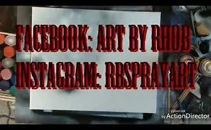 Super Cool "The Punisher" Spray Paint Art Timelapse