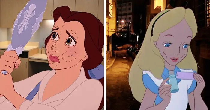 This Artist Created Unhappy Endings To Disney Movies, And The Result Will Ruin Your Childhood