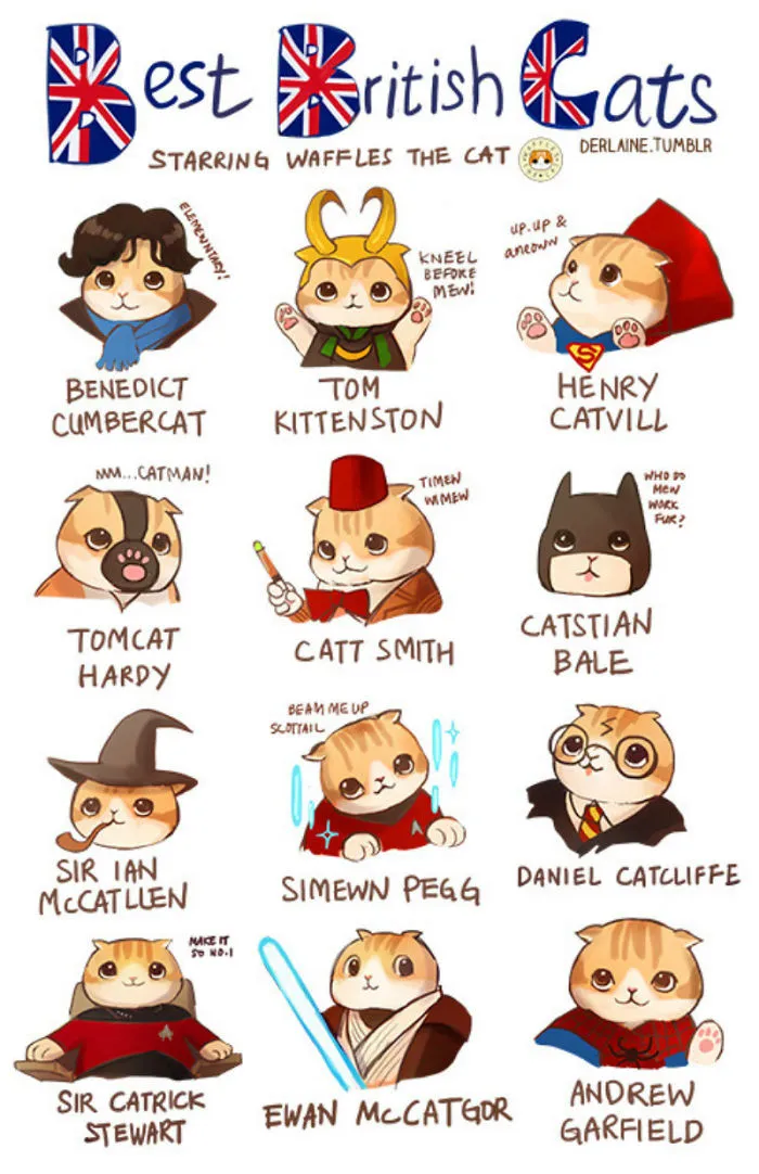 Illustrator Reimagines Famous Characters As Adorable Kittens And It's Purrfect