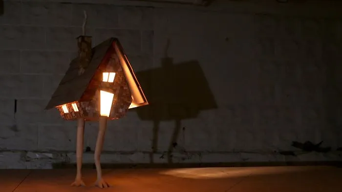 Monster Makes A Lamp Version Of Baba Yaga's Chicken-Legged House!
