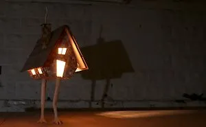 Monster Makes A Lamp Version Of Baba Yaga's Chicken-Legged House!