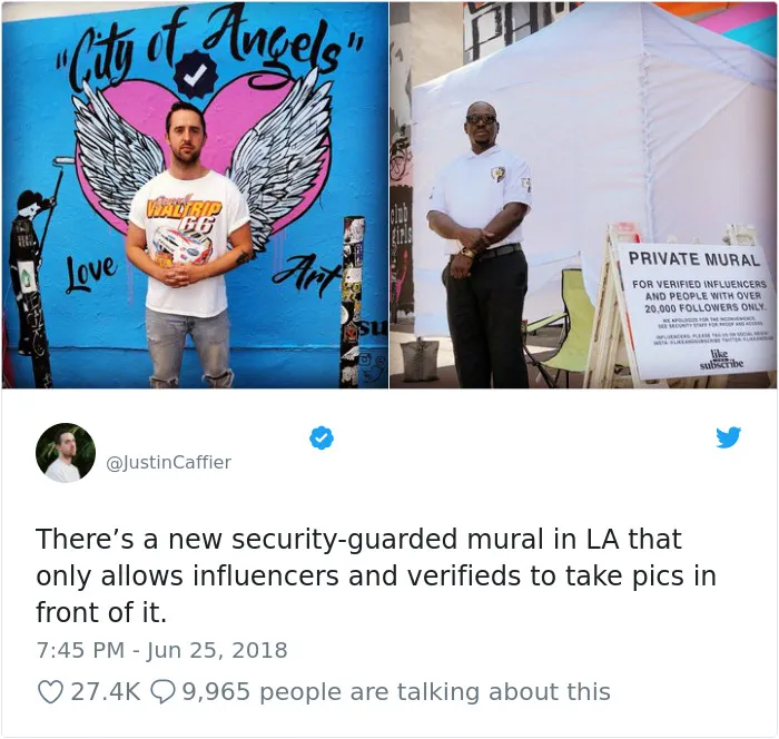 You Must Be Noteworthy To Take A Selfie At This Spot