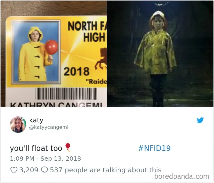 High School Lets Seniors Wear Costumes For Their Student ID Pics, Ace This Year (65 Pics)