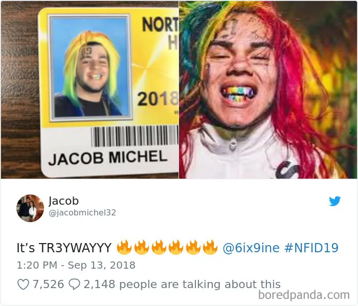 High School Lets Seniors Wear Costumes For Their Student ID Pics, Ace This Year (65 Pics)