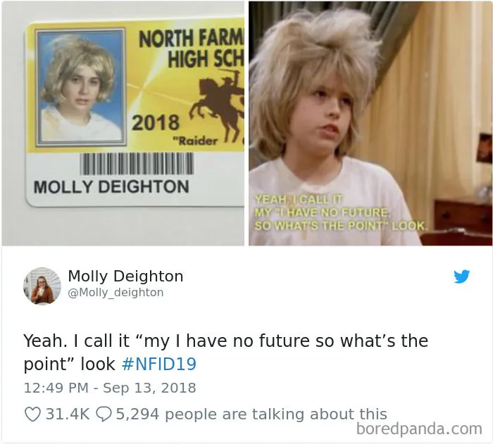 High School Lets Seniors Wear Costumes For Their Student ID Pics, Ace This Year (65 Pics)