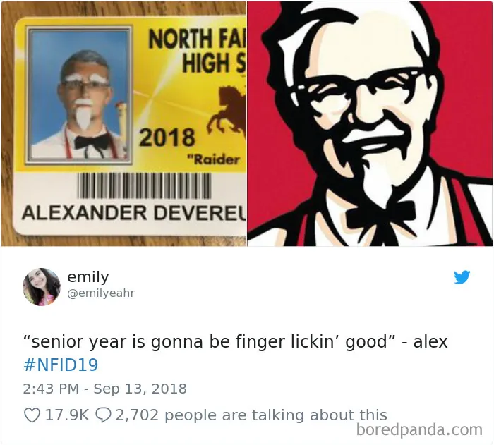 High School Lets Seniors Wear Costumes For Their Student ID Pics, Ace This Year (65 Pics)