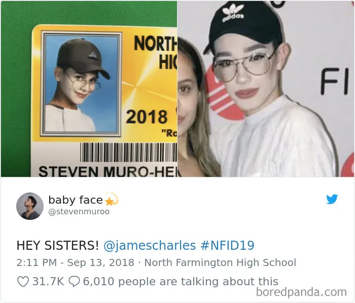 High School Lets Seniors Wear Costumes For Their Student ID Pics, Ace This Year (65 Pics)