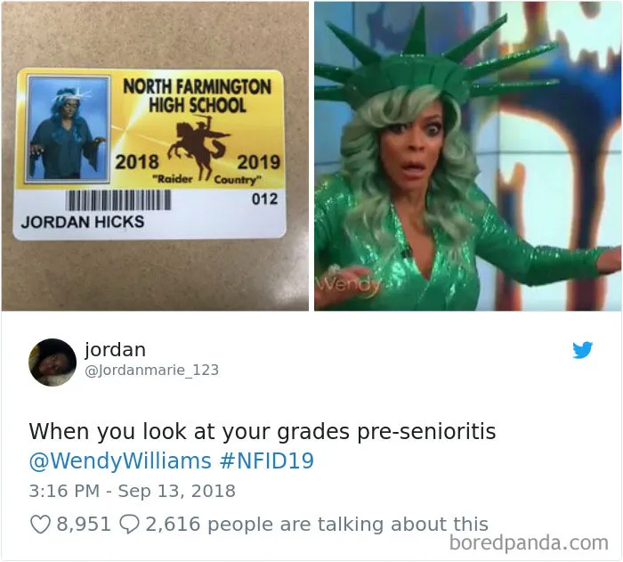 High School Lets Seniors Wear Costumes For Their Student ID Pics, Ace This Year (65 Pics)