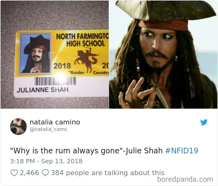 High School Lets Seniors Wear Costumes For Their Student ID Pics, Ace This Year (65 Pics)