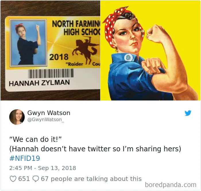 High School Lets Seniors Wear Costumes For Their Student ID Pics, Ace This Year (65 Pics)