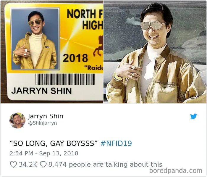 High School Lets Seniors Wear Costumes For Their Student ID Pics, Ace This Year (65 Pics)